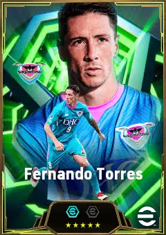 Fernando Torres eFootball 2026 player card, 83 OVR CF