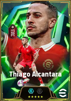 Thiago Alcantara eFootball 2026 player card, 86 OVR CMF