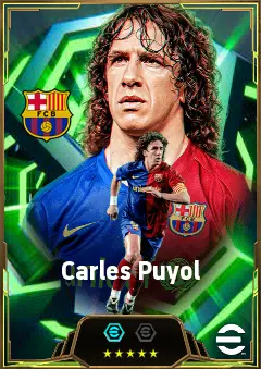Carles Puyol eFootball 2026 player card, 86 OVR CB
