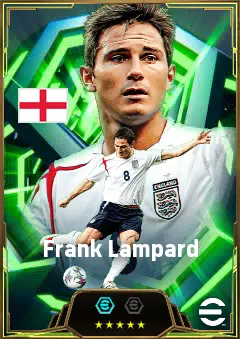 Frank Lampard eFootball 2026 player card, 86 OVR CMF