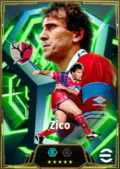 Zico eFootball 2026 player card, 84 OVR AMF