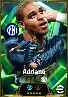 Adriano eFootball 2026 player card, 86 OVR CF