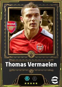 Thomas Vermaelen eFootball 2026 player card, 85 OVR CB