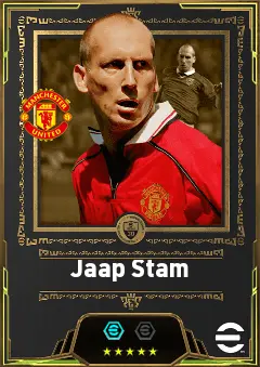 Jaap Stam eFootball 2026 player card, 87 OVR CB