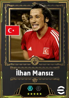 İlhan Mansız eFootball 2026 player card, 83 OVR CF