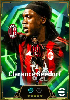 Clarence Seedorf eFootball 2026 player card, 86 OVR DMF