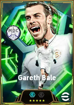Gareth Bale eFootball 2026 player card, 88 OVR RWF