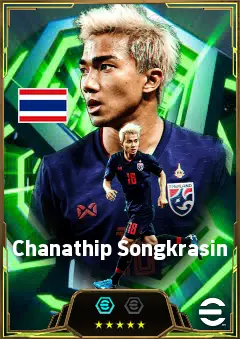 Chanathip Songkrasin eFootball 2026 player card, 83 OVR AMF