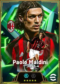 Paolo Maldini eFootball 2026 player card, 87 OVR LB