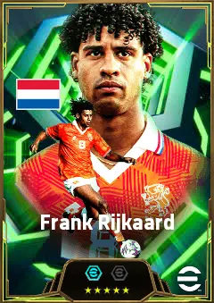 Frank Rijkaard eFootball 2026 player card, 84 OVR DMF