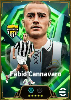 Fabio Cannavaro eFootball 2026 player card, 88 OVR CB