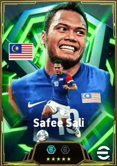Safee Sali eFootball 2026 player card, 83 OVR CF
