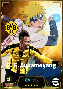 P. E. Aubameyang eFootball 2026 player card, 86 OVR CF