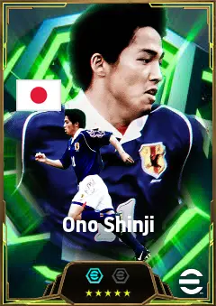 Ono Shinji eFootball 2026 player card, 83 OVR AMF