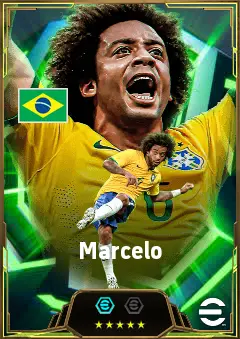 Marcelo eFootball 2026 player card, 86 OVR LB