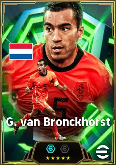 G. van Bronckhorst eFootball 2026 player card, 86 OVR LB