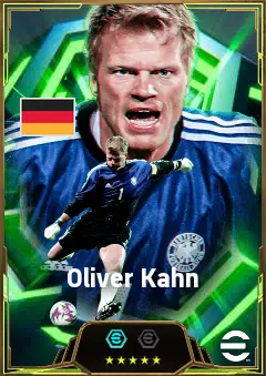 Oliver Kahn eFootball 2026 player card, 85 OVR GK