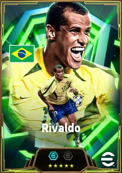 Rivaldo eFootball 2026 player card, 87 OVR AMF