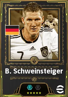 B. Schweinsteiger eFootball 2026 player card, 86 OVR DMF