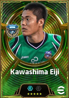 Kawashima Eiji eFootball 2026 player card, 84 OVR GK