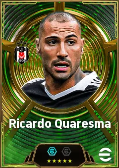 Ricardo Quaresma eFootball 2026 player card, 85 OVR RWF