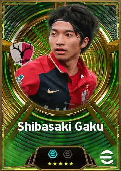 Shibasaki Gaku eFootball 2026 player card, 84 OVR CMF