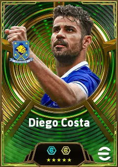 Diego Costa eFootball 2026 player card, 87 OVR CF