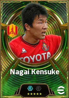 Nagai Kensuke eFootball 2026 player card, 84 OVR RWF