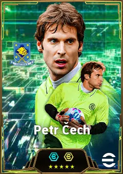 Petr Čech eFootball 2026 player card, 87 OVR GK