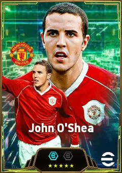 John O'Shea eFootball 2026 player card, 83 OVR DMF