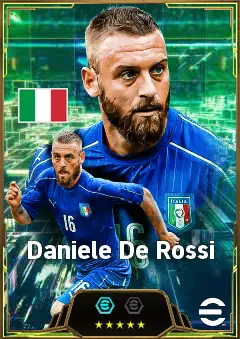 Daniele De Rossi eFootball 2026 player card, 86 OVR DMF
