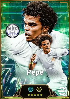 Pepe eFootball 2026 player card, 87 OVR CB