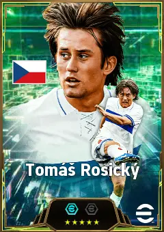 Tomáš Rosický eFootball 2026 player card, 86 OVR AMF