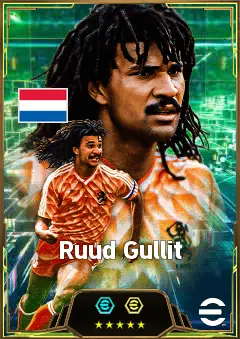 Ruud Gullit eFootball 2026 player card, 88 OVR SS