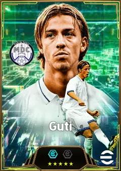 Guti eFootball 2026 player card, 86 OVR CMF