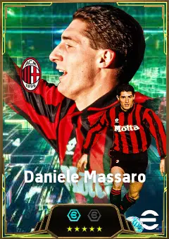 Daniele Massaro eFootball 2026 player card, 83 OVR CF