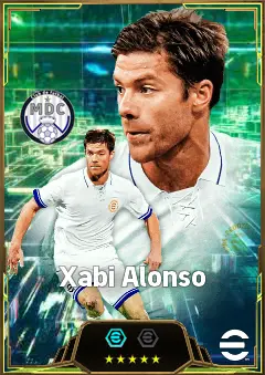 Xabi Alonso eFootball 2026 player card, 86 OVR DMF