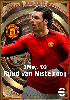 Ruud van Nistelrooij eFootball 2026 player card, 85 OVR CF