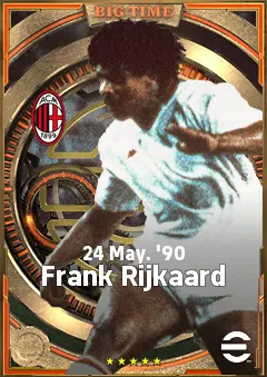 Frank Rijkaard eFootball 2026 player card, 85 OVR DMF