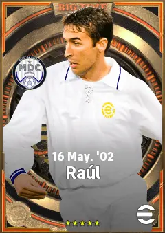 Raúl eFootball 2026 player card, 84 OVR CF