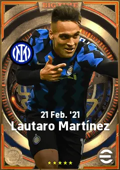Lautaro Martínez eFootball 2026 player card, 84 OVR CF