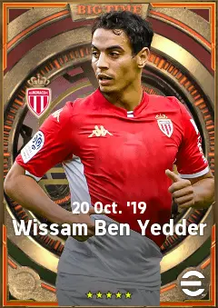 Wissam Ben Yedder eFootball 2026 player card, 82 OVR CF