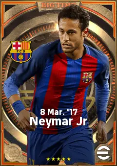 Neymar Jr eFootball 2026 player card, 85 OVR LWF