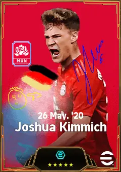 Joshua Kimmich eFootball 2026 player card, 85 OVR DMF