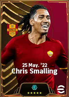 Chris Smalling eFootball 2026 player card, 83 OVR CB