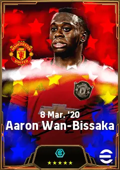 Aaron Wan-Bissaka eFootball 2026 player card, 84 OVR RB