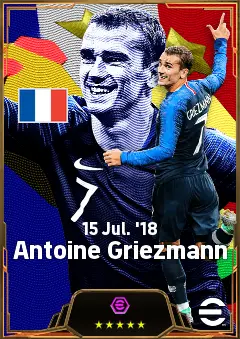 Antoine Griezmann eFootball 2026 player card, 86 OVR SS