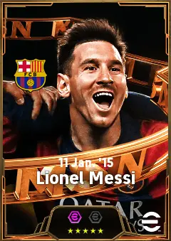 Lionel Messi eFootball 2026 player card, 88 OVR RWF