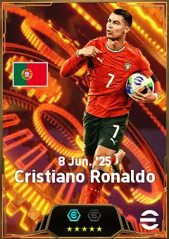 Cristiano Ronaldo eFootball 2026 player card, 86 OVR CF