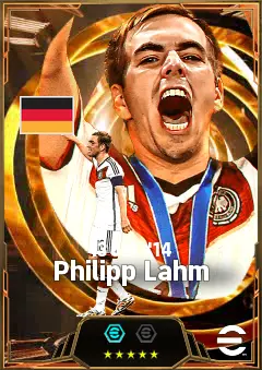 Philipp Lahm eFootball 2026 player card, 87 OVR RB